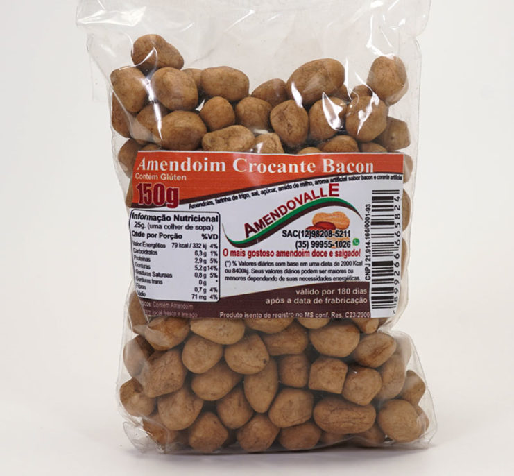Amendoim Crocante Bacon 150g