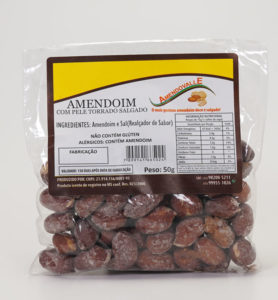 Amendoim com pele 50g