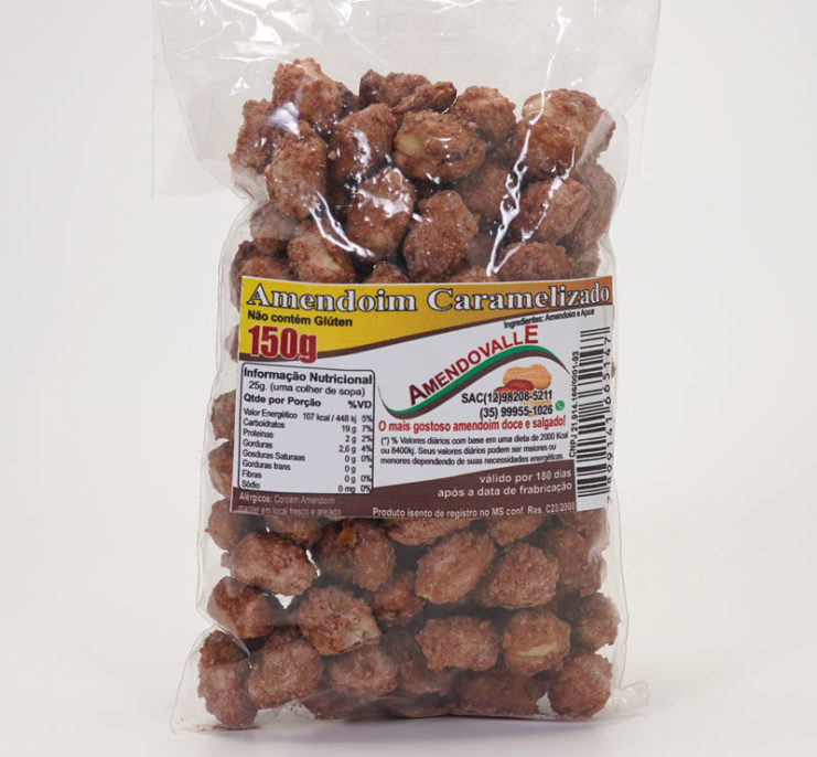 Amendoim Caramelizado 150g