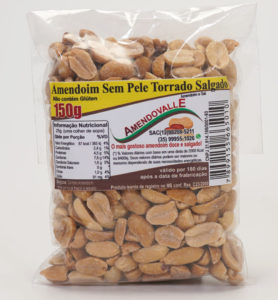 Amendoim sem pele 150g
